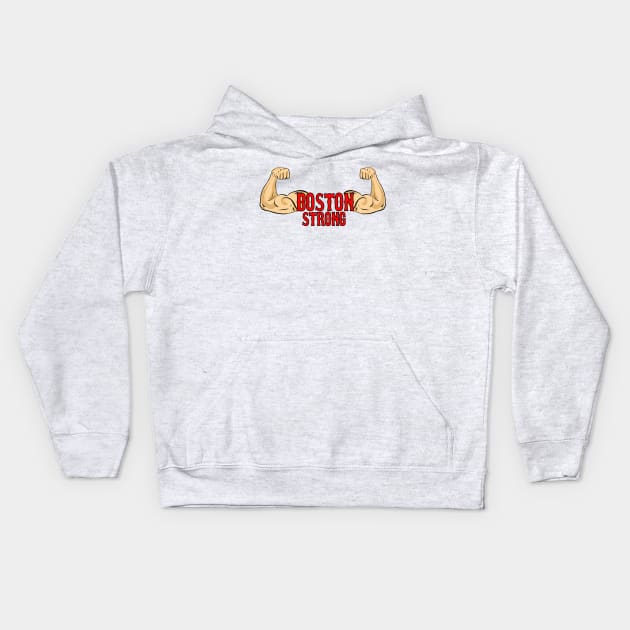 Boston Strong Kids Hoodie by BostonContent